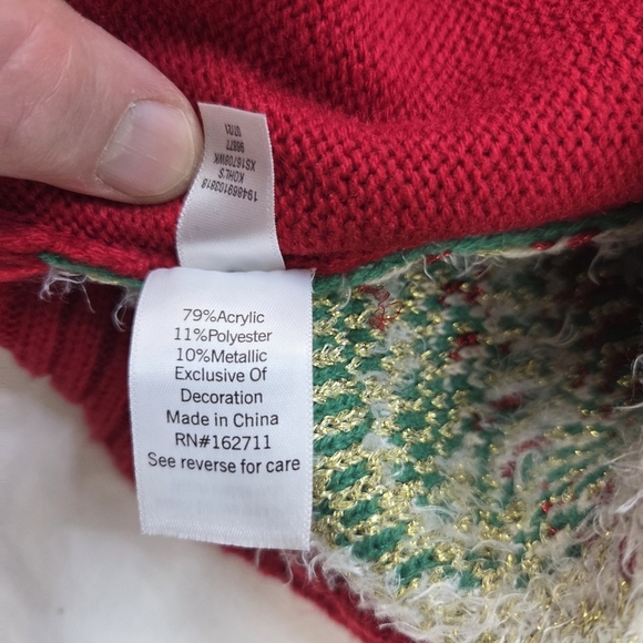 Celebrate Together Women's Christmas Cardigan Size 2X - Picture 7 of 12